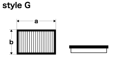 K&N エアフィルター REPLACEMENT FILTER 純正交換タイプ ギャラン E53A ケーアンドエヌ