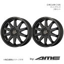 CIRCLAR C10S アルミホイール2本セット アルト HA36S(2014/12〜2021/12)【14×4.5J 4-100 +45 マットブラック】 共豊(2)