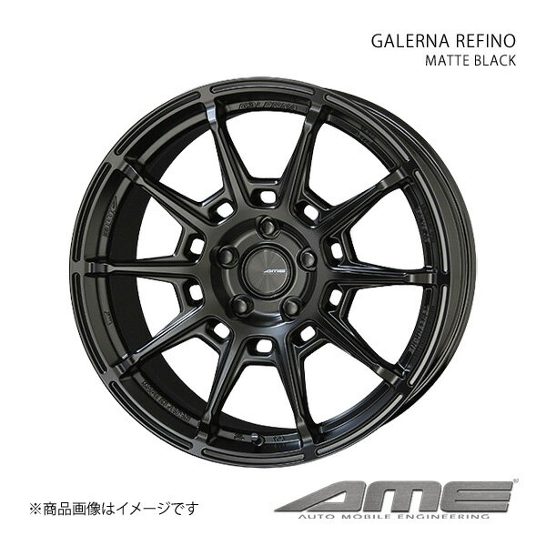 GALERNA REFINO アルミホイール1本 CX-5 KE##W(2012/2～2017/2)【17×7.0J 5-114.3 +48 マットブラック】 共豊