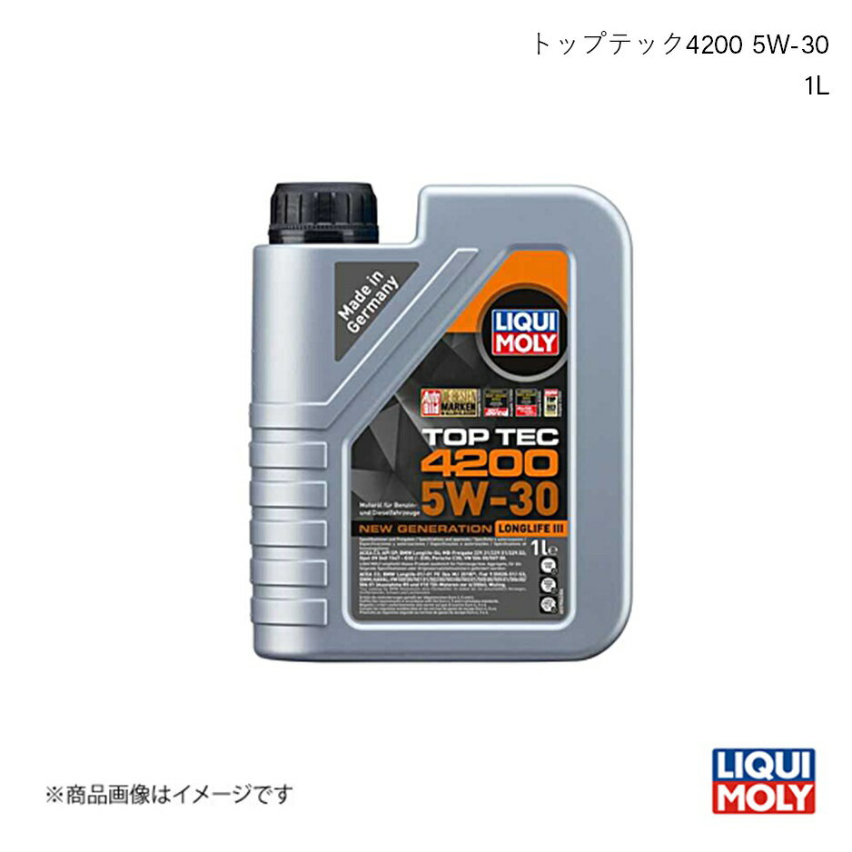 ■品番20903 ■メーカーLIQUI MOLY/リキモリ ■商品名エンジンオイル トップテック4200 5W-30 ■自動車メーカーTOYOTA/トヨタ ■車種アルファード ■型式ANH20W ■年式2008- ■車種備考1Alphard 240G ■容量1L ■商品説明優れた清浄分散性によりエンジンをクリーンに保つローフリクション・エンジンオイル。アウディ、BMW、メルセデス、VWグループの全ての最新エンジンテクノロジーに対応したオイルで、シーズンを通じて使用可能です。ガソリン車、ディーゼル車に対応し、カーボン類が付着しやすい直噴エンジンやターボ付き車両にも最適です。またDPF付車両はもちろん、DPFを取り外した車両にも対応し、ユーロ4、5、6の排出基準に対応。オイル交換等の作業は、車両メーカー又はエンジンメーカーの取扱い説明書に従って行ってください。（2006年6月以前に製造されたR5及びV10 TDIエンジンには対応しておりませんのでご注意ください。）あらゆるガソリン及びディーゼルエンジン用として、シーズンを通じて使用可能なエンジンオイル。特にDPF付車両、触媒付車両に最適です。ターボ付き車両にも使用可能です。優れたエンジンの清潔さ｜優れた耐摩耗性｜高いせん断安定性｜高い潤滑の信頼性｜長いエンジンサービス寿命｜スムーズなエンジンランニング｜老化に対する最適な安定性｜すべての動作条件下での最適な油圧｜汚染物質の排出量を削減します｜コールドスタート後のインスタント潤滑｜燃料消費量を削減します｜ターボチャージャーと触媒コンバーターのテスト｜もっと見せる ■納期メーカー取り寄せ品の為、通常即日〜4営業日以内に発送致します。 ■ご注文時注意事項-- ※ ご注文前に必ずご確認下さい お急ぎの場合はご購入前に納期確認をお願い致します。 納期について ＊メーカー在庫が欠品の場合、改めて納期をご連絡致します。 ＊メーカーにて予告無く廃盤、仕様変更になっている場合があります。 返品・キャンセルに関して ＊お客様都合による返品・キャンセル・商品の変更は一切お受けしておりません。 ＊在庫・納期・適合未確認でご購入された商品のキャンセルは一切お受けしておりません。 ＊代引きで納期が半年以上の商品をご注文の場合はキャンセルさせていただきます。別の決済方法でご注文下さい。 メーカー希望小売価格はメーカーサイトに基づいて掲載しています。