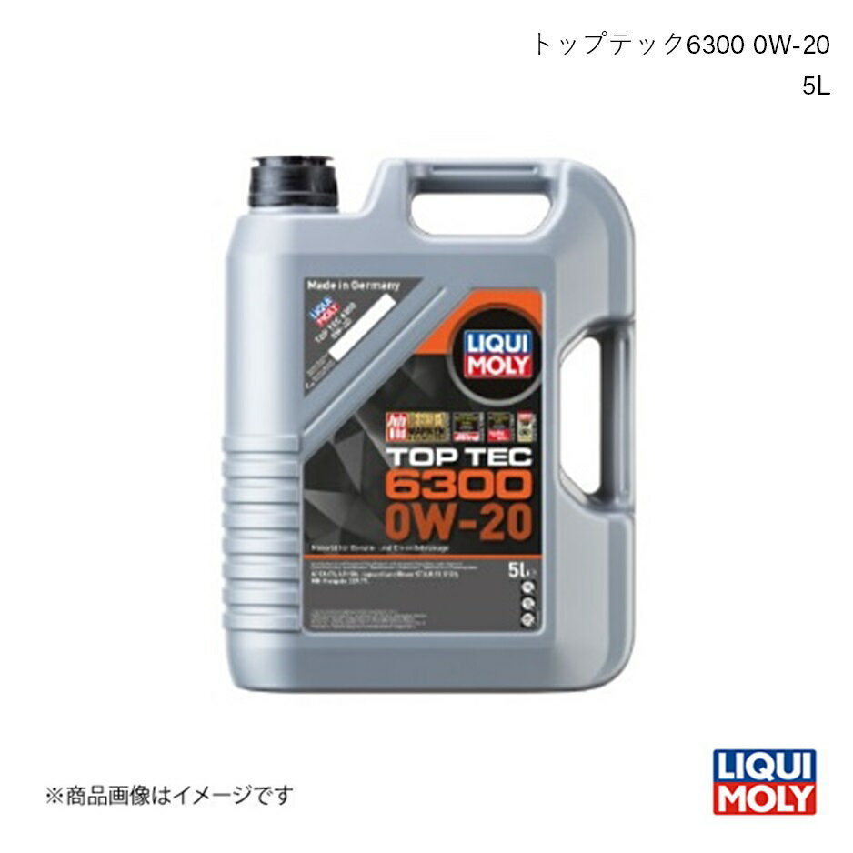 ■品番21217 ■メーカーLIQUI MOLY/リキモリ ■商品名トップテック6300 0W-20 ■内容量5L ■商品説明メルセデスベンツやジャガー・ランドローバー用に特別開発されたプレミアムオイルシンセティックテクノロジーをベースとしたプレミアムローフリクションエンジンオイル。最適な潤滑性能と優れた油膜安定性により、極度の負荷状態でも摩耗や堆積物を最小限に抑えます。 アイドリングストップシステムを備えたエンジンに最適で、燃料消費を抑制し、パフォーマンスを最大限に発揮します。メルセデスベンツやジャガー・ランドローバーのガソリン・ディーゼル用に特別開発され、メーカー推奨のロングインターバルにも対応しています。 ■備考ガソリン・ディーゼル兼用化学合成油 ■納期メーカー取り寄せ品の為、通常即日〜4営業日以内に発送致します。 ■ご注文時注意事項-- ※ ご注文前に必ずご確認下さい お急ぎの場合はご購入前に納期確認をお願い致します。 納期について ＊メーカー在庫が欠品の場合、改めて納期をご連絡致します。 ＊メーカーにて予告無く廃盤、仕様変更になっている場合があります。 返品・キャンセルに関して ＊お客様都合による返品・キャンセル・商品の変更は一切お受けしておりません。 ＊在庫・納期・適合未確認でご購入された商品のキャンセルは一切お受けしておりません。 ＊代引きで納期が半年以上の商品をご注文の場合はキャンセルさせていただきます。別の決済方法でご注文下さい。 メーカー希望小売価格はメーカーサイトに基づいて掲載しています。