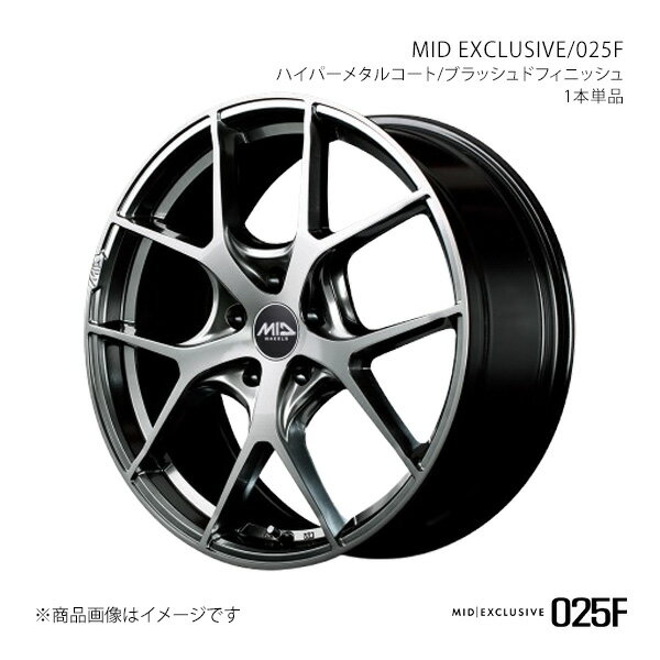 MID EXCLUSIVE/025F レガシィツーリングワゴン BR9 アルミホイール1本【17×7.0J 5-100 INSET50 HMC】SA0377053350HS70