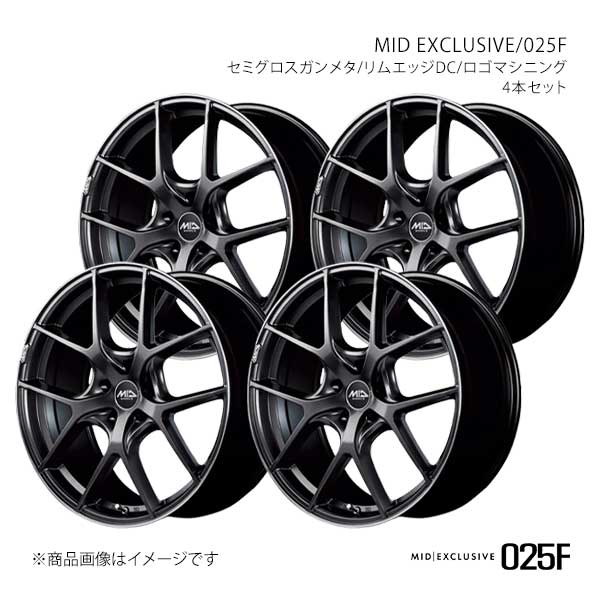 MID EXCLUSIVE/025F レガシィB4 BL5/BLE アルミホイール4本セット【17×7.0J 5-100 INSET50 SGD】SA0377053350FG20×4