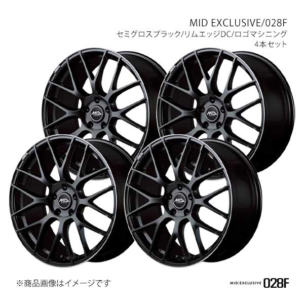 MID EXCLUSIVE/028F キックス P15 アルミホイール4本セット【18×7.0J 5-114.3 INSET48 SBR】M654870573480390×4