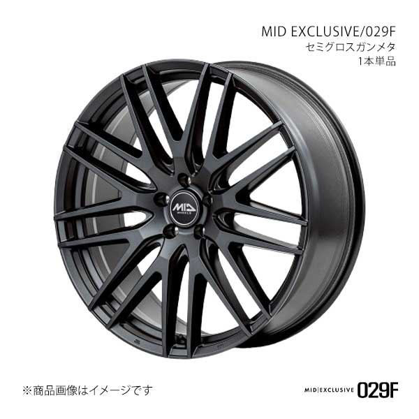 MID EXCLUSIVE/029F レガシィB4 BMM/BMG アルミホイール1本【17×7.0J 5-100 INSET48 SGG】D70177053348SGG0