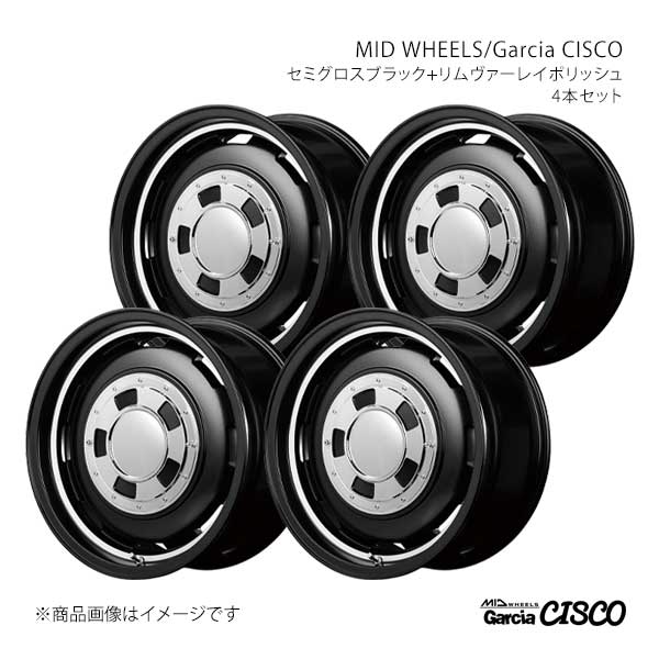 MID WHEELS/Garcia CISCO ソニカ L405S/L415S アルミホイール4本セット【14×4.5J 4-100 INSET45 SBV】Y26044543345SB2N×4
