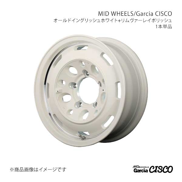 MID WHEELS/Garcia CISCO ミラアヴィ L250S/L260S アルミホイール1本【15×4.5J 4-100 INSET45 WHV】Y26054543345MG10