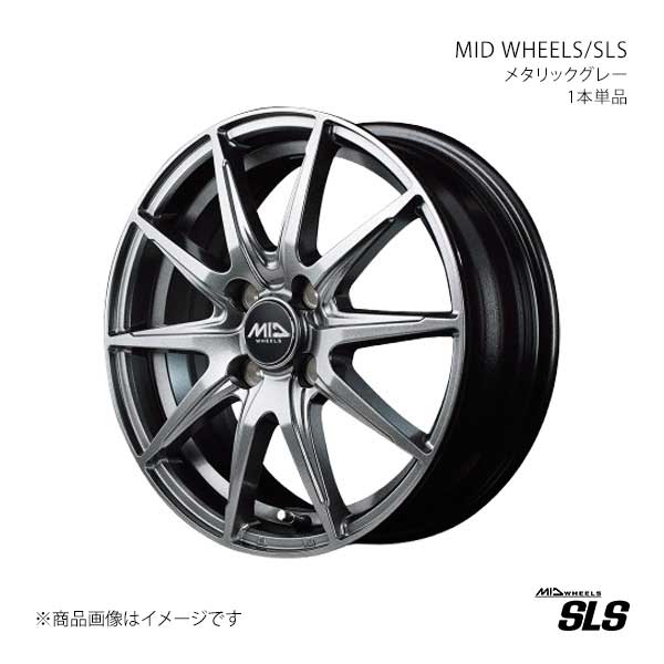 MID WHEELS/SLS ミラココア L675S/L685S アルミホイール1本【15×4.5J 4-100 INSET45 MGR】V998545433450A00