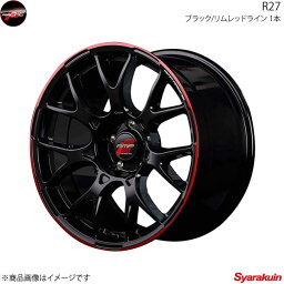 RMP RACING/R27 イグニス 21系 アルミホイール 4本セット 【16×6.0J 4-100 INSET43 ブラック/リムレッドライン】