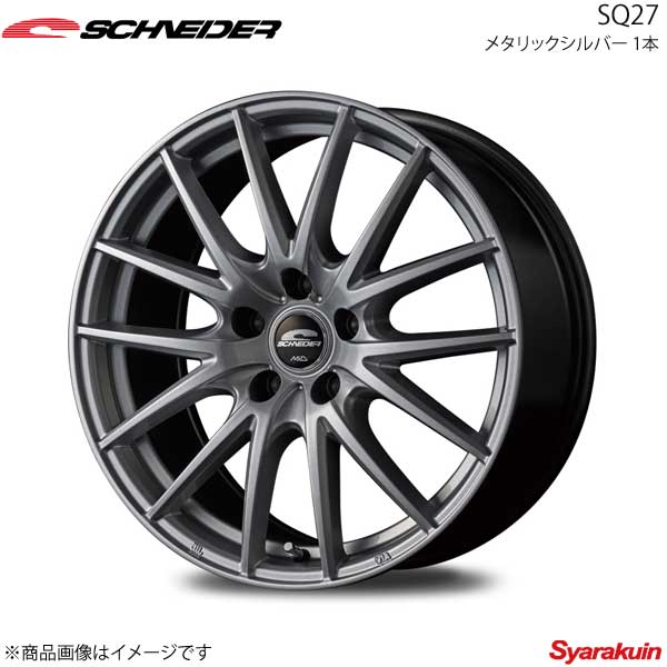 SCHNEIDER/SQ27 キックス 15系 アルミホイール 4本セット 【16×6.5J 5-114.3 INSET38 メタリックシルバー】