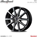 EuroSpeed/V25 ソリオ/ソリオバンディット MA34S アルミホイール 1本 【15×4.5J 4-100 INSET45 ブラックポリッシュ】(2)