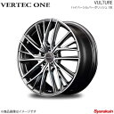 VERTEC ONE/VULTURE エクシーガクロスオーバー7 YA系 アルミホイール 1本 【17×7.0J 5-100 INSET48 ハイパーシルバーポリッシュ】