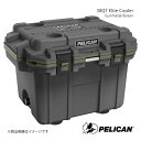 PELICAN ペリカン クーラーボックス ガンメタル:グリーン 9.8kg 30QT Elite Cooler Gunmetal:Green 825494076405