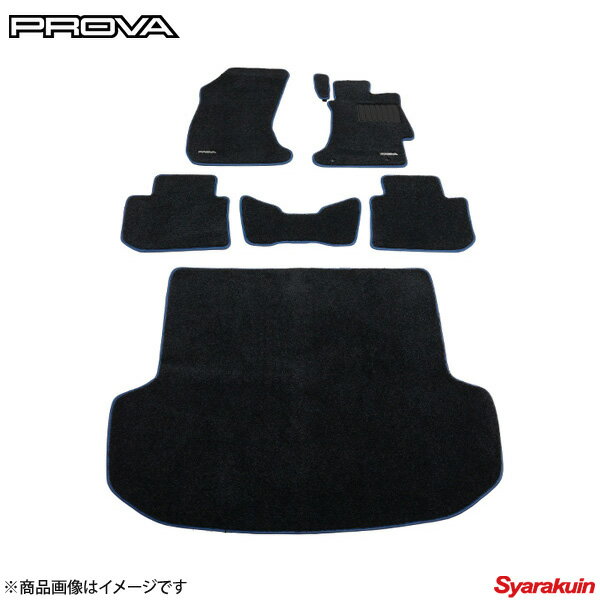 PROVA/プローバ フロアマットセット レヴォーグ VM4 / VMG ブラック/ブルーエッジ 98600EL0020