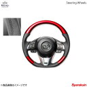 REAL レアル ステアリング MAZDA/マツダ デミオ DJ 前期 オリジナルシリーズ ガングリップ パールレッド ブラック ユーロステッチ