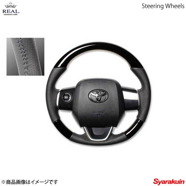 REAL レアル ステアリング TOYOTA/トヨタ シエンタ 170系 オリジナルシリーズ ノーマルグリップ ピアノ..