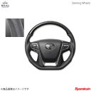 REAL レアル ステアリング TOYOTA/トヨタ ヴェルファイア 30系 プレミアムシリーズ ガングリップ ブラックカーボン ブラック ユーロステッチ