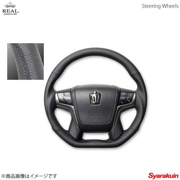 REAL レアル ステアリング TOYOTA/トヨタ クラウンマジェスタ 210系 プレミアムシリーズ ガングリップ ..