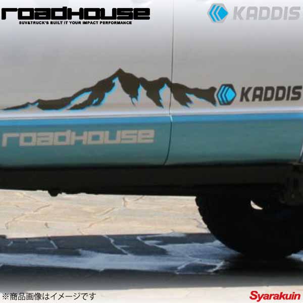 ROAD HOUSE ロードハウス サイドデカール 1500 ガンメタ/ブルー 左右1台分セット KADDIS カディス KD-ET11024