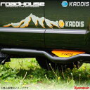 ROAD HOUSE ロードハウス サイドデカール 1500 シルバー/オレンジ 左右1台分セット KADDIS カディス KD-ET11024