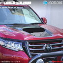 ROAD HOUSE ロードハウス エアロボンネット後期型用 未塗装品 ランドクルーザープラド 平成29年9月式〜 KADDIS カディス KD-EX04019