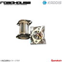 ROAD HOUSE ロードハウス マフラーアダプター 4inch ELFORD レボルシオン TYPE-X用 デリカD：5 前期 KADDIS カディス KD-SO01003