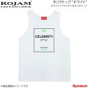 ROJAM ロジャム タンクトップ ホワイト ユニセックスモデル ホワイト×ブラック×ネオングリーン サイズ:M 70-TT191-1M