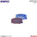 SARD サード ブレーキパッド TYPE-A フロント スプリンターマリノ/カローラセレス AE101(スーパーストラット)