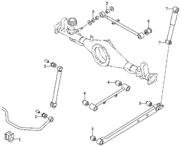 SIBERIAN BUSHING/シベリアンブッシング スタビライザー用ウレタンブッシュ ビーゴ J210G Rrサスペンション 2個 1-01-1274 48815-B4040