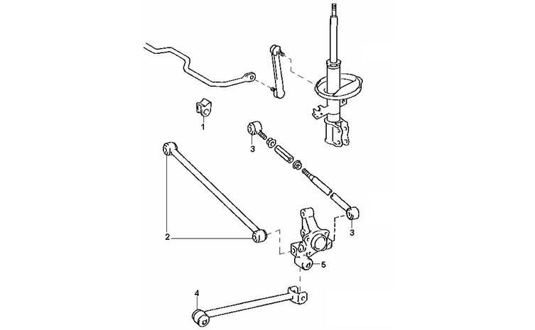 SIBERIAN BUSHING/シベリアンブッシング スタビライザー用ウレタンブッシュ カリーナ AT191 Rrサスペンション 2個 1-01-194 48818-21040/48818-20310