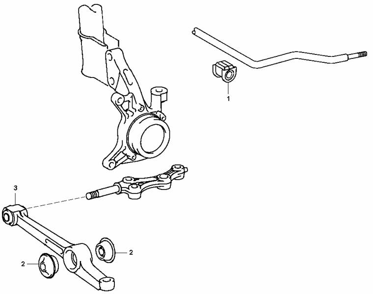 SIBERIAN BUSHING/シベリアンブッシング スタビライザー用ウレタンブッシュ ビスタ CV43 Frサスペンション 2個 1-01-550 48815-32090