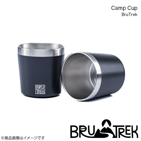 BruTrek ֥ȥå ץå ҡå å ֥å 240ml Camp Cup Obsidian Black CC0708