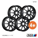SSR エスエスアール GTX01 ホイール 4本 カローラフィールダー NKE165G ハイブリッド【15×6.0J 4-100 INSET45 フラットブラック】(2)