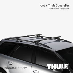 THULE スーリー フット＋バー 1台分セット エヴォレイズドレール+スクエアバー Mercedes Benz M 164# 710410+7123