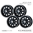 VICENTE/06 TL ライトエース S402/S412 純正タイヤサイズ(165R13 8PR) アルミホイール4本セット【13×5.0J 5-114.3 INSET45 BK/P】0040113×4