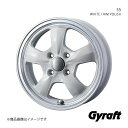 Gyraft/5S タンク M900系 アルミホイール1本【15×5.5J 4-100 INSET42 WHITE/RIM POLISH】0041426