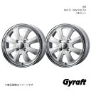 Gyraft/8S ピクシスエポック LA350系 ホイール 2本セット 0040955×2【15×4.5J 4-100 INSET45 WHITE/RIM POLISH】(2)