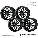 NOVARIS/ASSETE M1 GRヤリス 10系 RZ ホイール 4本セット 0041062×4【18×7.5J 5-114.3 INSET38 BLACK/GOLDピアス】(2)