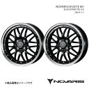 NOVARIS/ASSETE M1 ミラトコット LA550系 ホイール 2本セット 0041081×2【16×5.0J 4-100 INSET45 BLACK/RIM POLISH】(2)
