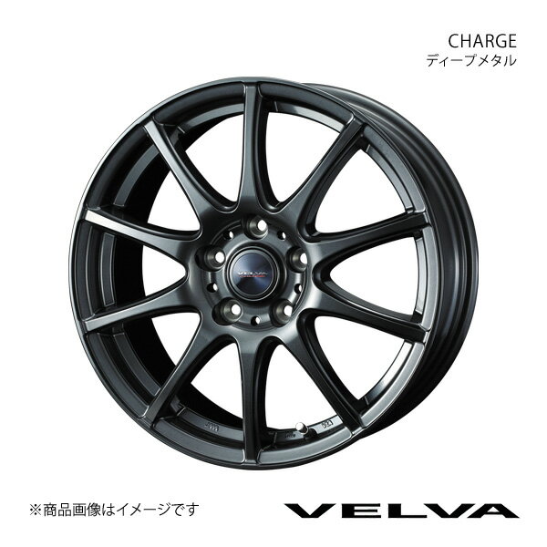 VELVA/CHARGE RENAULT ルーテシア RM5M ルノースポール アルミホイール1本【17×7.0J 5-114.3 INSET53 ディープメタル】0040187