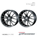 F ZERO/FZ-1 インプレッサWRX STI GDB ホイール 2本セット 0038963×2【18×7.5J 5-114.3 INSET38 ダイヤモンドブラック】(2)