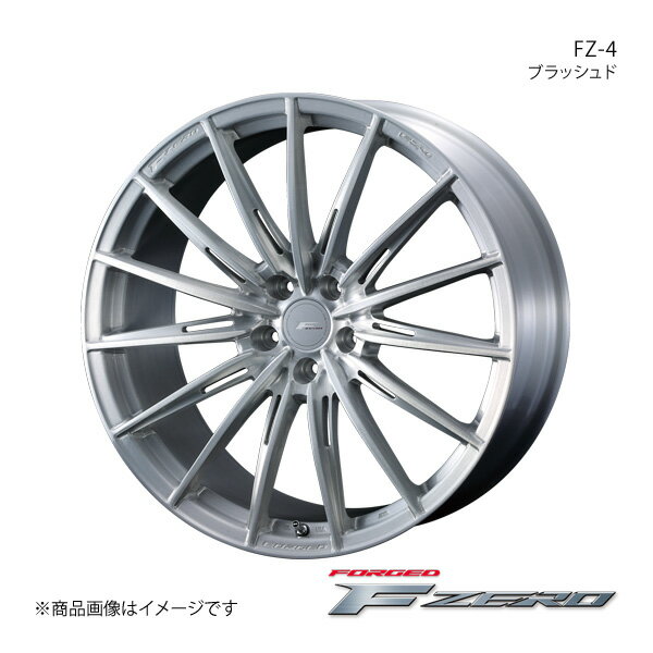 F ZERO/FZ-4 RENAULT メガーヌ DZF4R ルノースポール アルミホイール1本【19×8.0J 5-114.3 INSET45 ブラッシュド】0039944