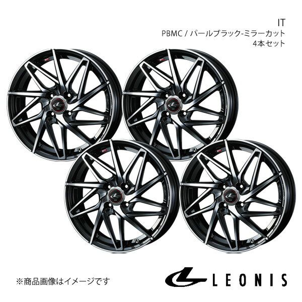 LEONIS/IT ハイゼットキャデイ LA700系 アルミホイール4本セット【14×4.5J 4-100 INSET45 PBMC】0040552×4