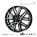 LEONIS/LM ムーヴコンテ L570系 アルミホイール1本【15×4.5J 4-100 INSET45 PBMC(パールブラック/ミラーカット)】0040772