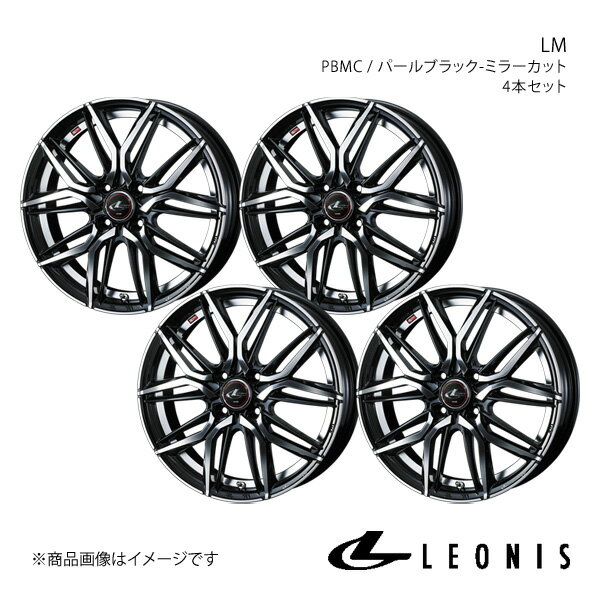 LEONIS/LM ミラトコット LA550系 アルミホイール4本セット【14×4.5J 4-100 INSET45 PBMC】0040767×4