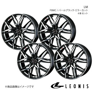 LEONIS/LM デリカD:5 CV1W アルミホイール4本セット【18×8.0J 5-114.3 INSET42 PBMC】0040828×4