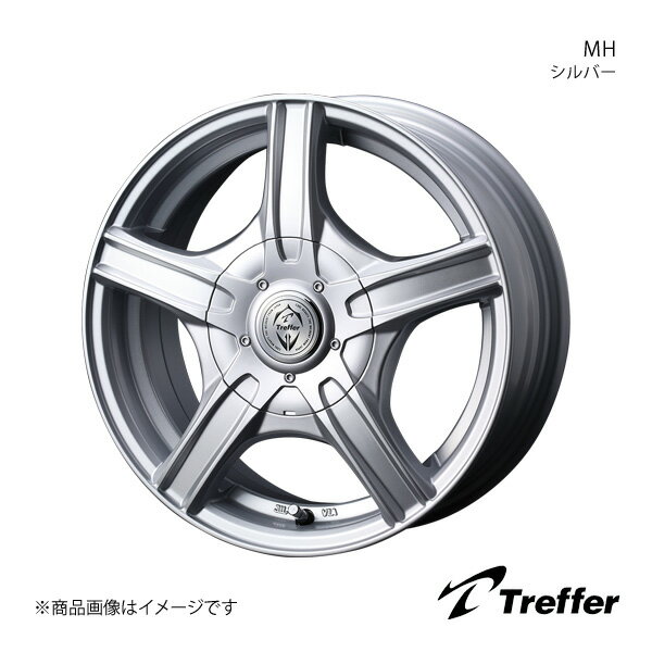 Treffer/MH ムーヴコンテ L570系 アルミホイール1本 【13×4.0B 4(マルチホイール)-100・110・114.3 INSET43 シルバー】0033587