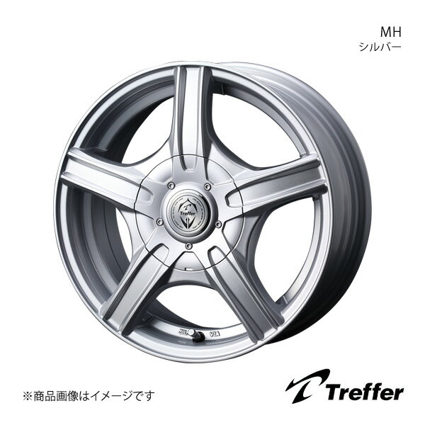 ■商品コード0033587 ■メーカーWEDS WHEEL/ウェッズホイール ■ブランドTreffer トレファー ■商品名MH ■製品アルミホイール(※タイヤは付属しません) ■本数1本 ■カラーシルバー ■ホイールサイズ(インチ)13 ■リム幅4.0 ■フランジB ■穴数4(マルチホイール) ■P.C.D100・110・114.3 ■インセット(mm)43 ■ハブ径φ73 ■突出量17.5mm ■座面形状 ■重量 ■付属品センターキャップ、ゴムバルブ付 ■ハブクリアランス ■リム深度 ■ナットホール径φ32 ■ナットホール下穴径 ■ボルト孔径 ■工法1ピース ■備考 ■自動車メーカーSUZUKI/スズキ ■車種エブリイワゴン ■型式DA64W ■車種備考1 ■車種備考2 ■車両適合詳細参考【H/P.C.D】4/100【車両ハブ径】-【ナット/ボルトサイズ】M12x1.25 ナット【二面幅】HEX19【サイズ】13×4.00B【インセット】43【タイヤサイズ】155/70-13 ■注意※インセット表記の「ST」はトヨタ純正平座ナット仕様を意味し、その他のナットは使用できません。 ■JANコード4547419343541 ■納期メーカー取り寄せ品の為、通常即日〜4営業日以内に発送致します。 ■ご注文時注意事項-- ※ ご注文前に必ずご確認下さい お急ぎの場合はご購入前に納期確認をお願い致します。 納期について ＊メーカー在庫が欠品の場合、改めて納期をご連絡致します。 ＊メーカーにて予告無く廃盤、仕様変更になっている場合があります。 返品・キャンセルに関して ＊お客様都合による返品・キャンセル・商品の変更は一切お受けしておりません。 ＊在庫・納期・適合未確認でご購入された商品のキャンセルは一切お受けしておりません。 ＊代引きで納期が半年以上の商品をご注文の場合はキャンセルさせていただきます。別の決済方法でご注文下さい。 メーカー希望小売価格はメーカーサイトに基づいて掲載しています。