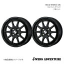WEDS-ADVENTURE/MUD VANCE 06 タフト LA900系 ホイール 2本セット 0040202×2【15×4.5J 4-100 INSET45 FULL MAT BLACK】(2)