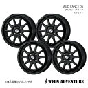 WEDS-ADVENTURE/MUD VANCE 06 タント LA650系 ホイール 4本セット 0040202×4【15×4.5J 4-100 INSET45 FULL MAT BLACK】(2)
